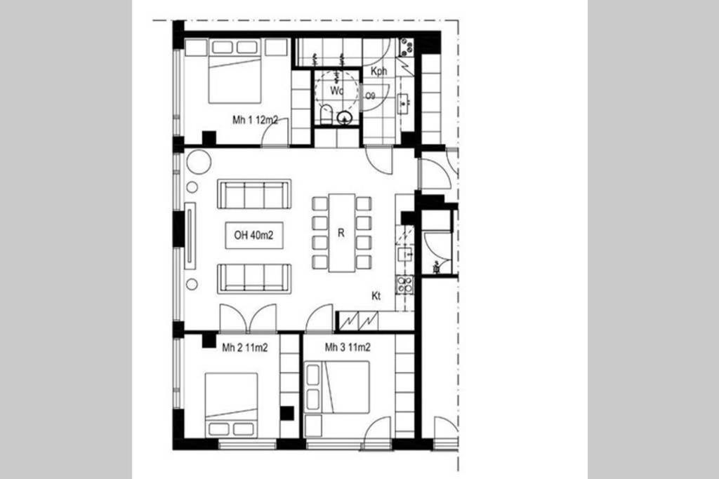 Sleek And Spacious 3 Bedroom Apartment In City Centre Helsinky Exteriér fotografie